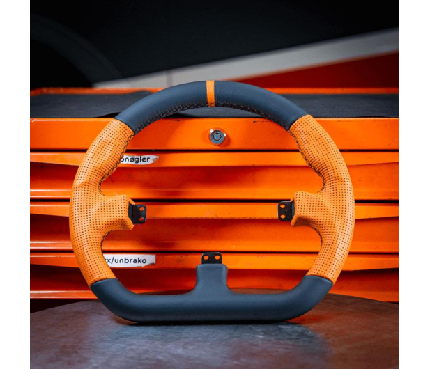 Asetek GT Rim - Closed D, Leather - orange - 1369898 - zdjęcie 3